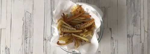 салат с жареной картошкой. Шаг 2