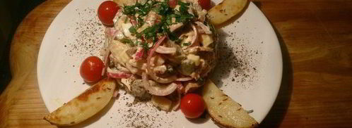 швабский картофельный салат. Шаг 11