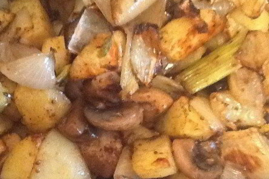 Рецепт теплого картофельного салата с фенхелем