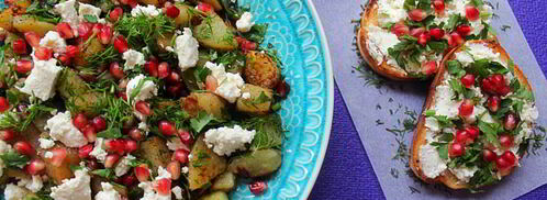 теплый салат с картофелем. Шаг 6