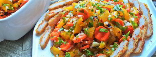 морковный салат с курицей. Шаг 20