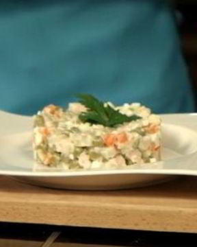 Диетический slim оливье