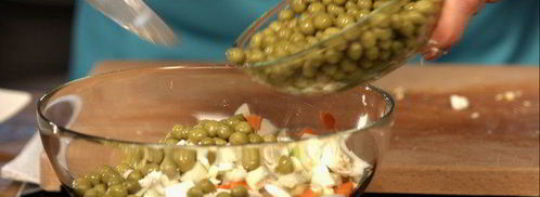 диетический slim оливье. Шаг 5