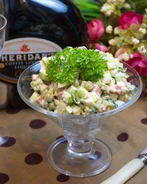 Оливье классический с колбасой