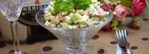 оливье классический с колбасой. Шаг 6