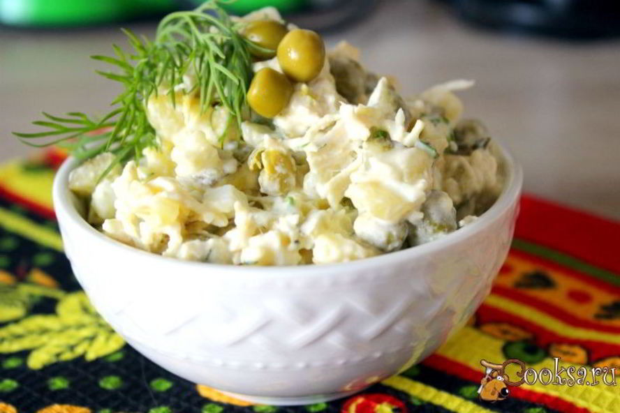 Рецепт оливье по-летнему