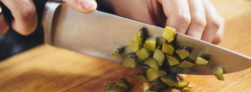 оливье с ароматной куриной грудкой. Шаг 6