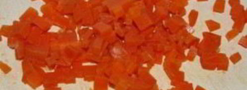 оливье с креветками и авокадо. Шаг 5