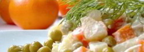 оливье с курицей. Шаг 5