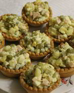 Оливье в тарталетках