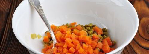 салат-закуска оливье в ветчине. Шаг 5