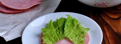 салат-закуска оливье в ветчине. Шаг 10