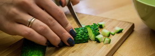 сыроедный оливье. Шаг 2