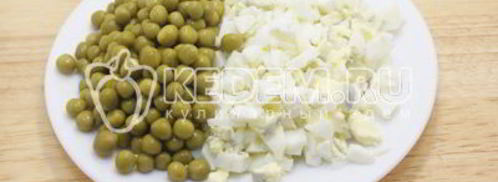 заливное оливье. Шаг 3