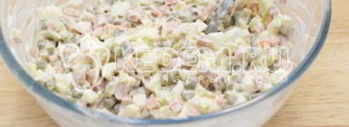 заливное оливье. Шаг 6