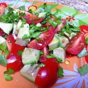 Салаты с авокадо