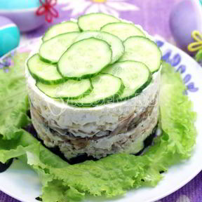 Салаты с курицей