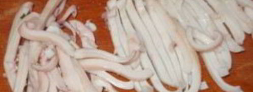 салат из кальмаров с заправкой. Шаг 4