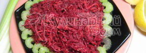 салат из овощей с яблочком и кунжутом. Шаг 10