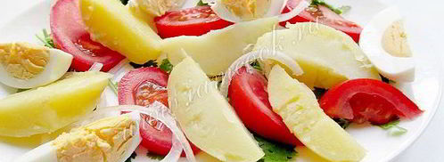 салат из семги с помидорами. Шаг 10