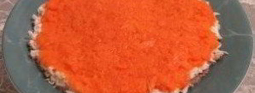 салат мимоза классический. Шаг 3