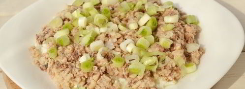 салат мимоза с сардиной. Шаг 7