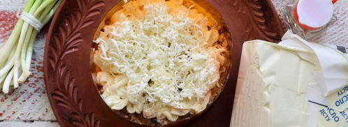 салат мимоза с сыром. Шаг 6