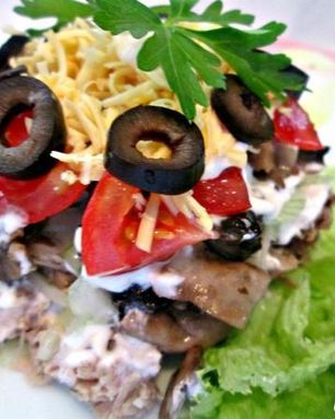 Салат Мясо по-французски