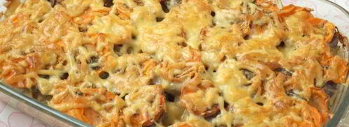 картошка под шубой в духовке. Шаг 10