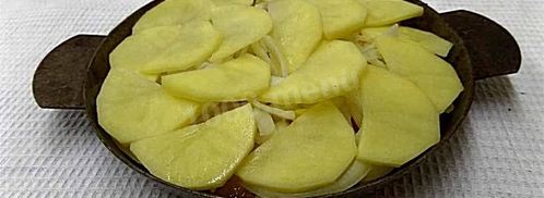 куриное мясо под шубой в духовке. Шаг 9