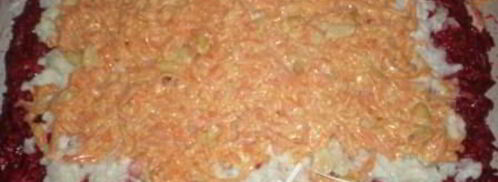 постный рулет из сельди под шубой. Шаг 8