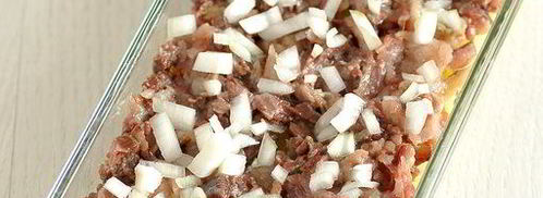 постный салат селедка под шубой. Шаг 4