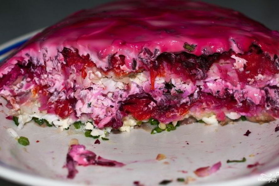 Рецепт правильной селедки под шубой