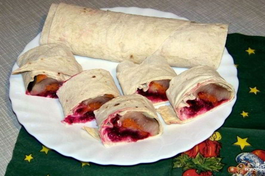 Рецепт рулета селедки пода шубоя в лавашего