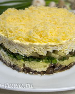 Салат Грибы под шубой