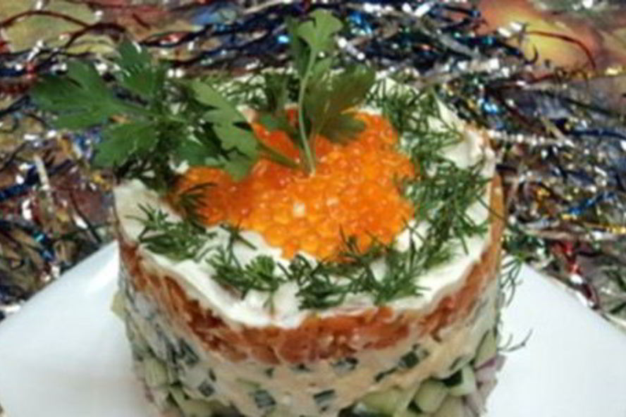 Рецепт салата из семги под шубой