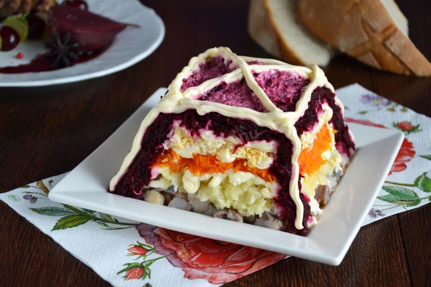 Рецепт салата рыба под шубой