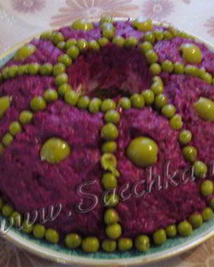 Салат Селедка под шубой с яблоком