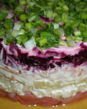 Салат Семга под шубой