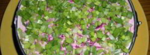 салат семга под шубой. Шаг 9