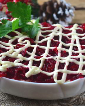 Салат Шпроты под шубой