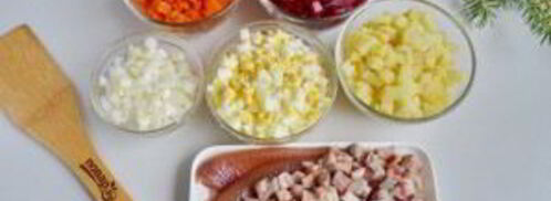 салат-торт селедка под шубой. Шаг 2