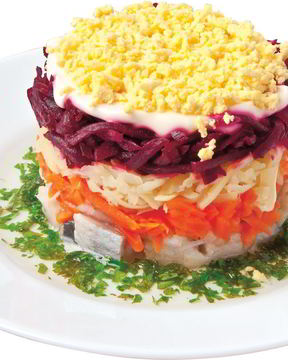 Сельдь под шубой классическая