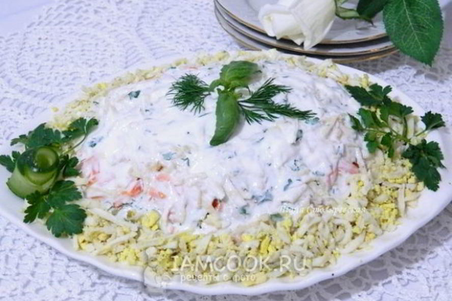 Рецепт селедки под легкой шубой с яблоком