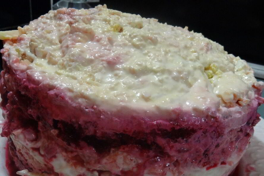 Рецепт селедки под шубой без картофеля с яйцами