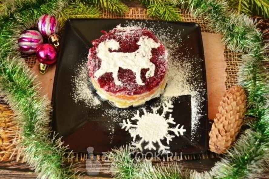 Рецепт селедки под шубой на новый год собаки