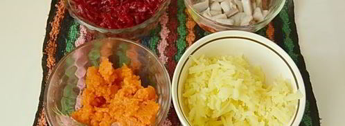 селедка под шубой на новый год собаки. Шаг 8