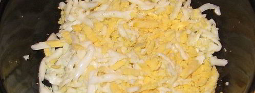 селедка под шубой нежная. Шаг 4