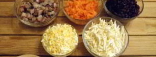 селедка под шубой по-новому. Шаг 2