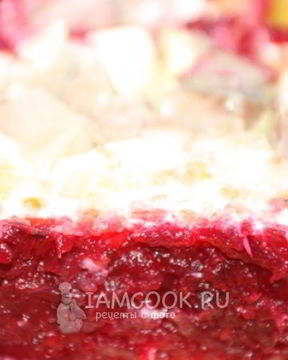 Селедка под шубой рулетом